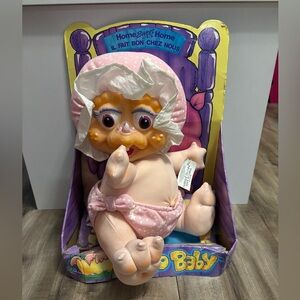 Vintage Dan Dee Dino Baby, damaged box, glows